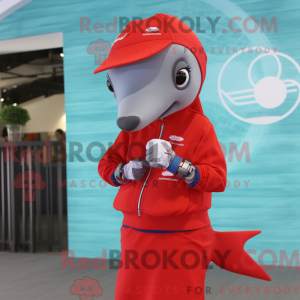 Red Dolphin maskot...
