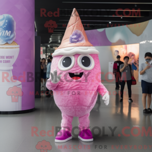 Pink Ice Cream Cone...
