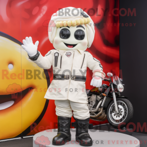 White Lasagna mascot...