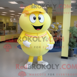 Personaggio mascotte palla...