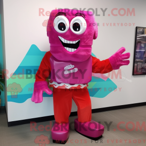 Magenta Candy Box mascot...
