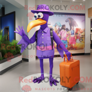 Disfraz de mascota Purple...
