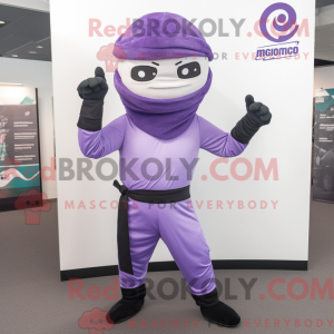Lavendel Ninja maskot...