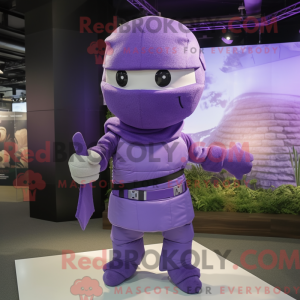 Lavender Ninja mascot...