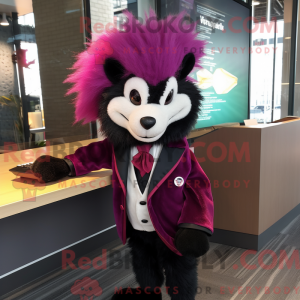 Magenta Skunk maskot...