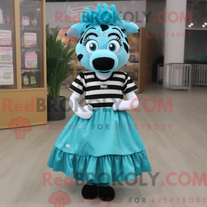 Disfraz de mascota Teal...