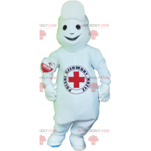 Sykepleier maskot - Redbrokoly.com