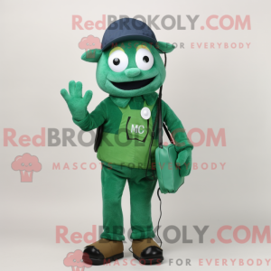 Forest Green Phone mascot...