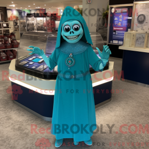 Turquoise Graveyard mascot...