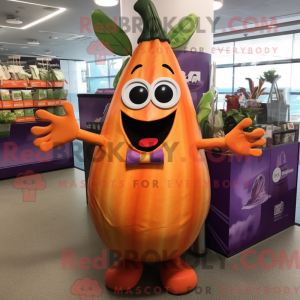 Orange Aubergine maskot...