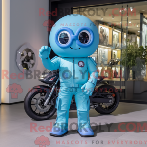 Postava maskota Sky Blue...