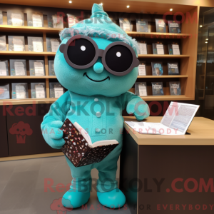 Turkis chokolade maskot...