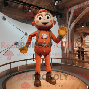 Rust Seiltänzer Maskottchen...