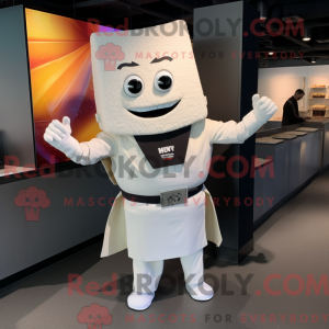 White Nachos mascot costume...