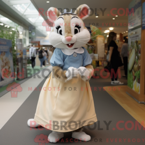 Dormouse mascot costume...