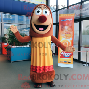 Rust Hot Dogs Maskottchen...