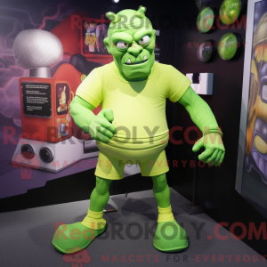 Limegrønn Frankenstein...