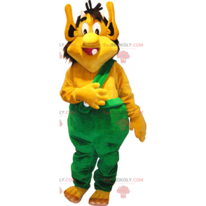 Mascote ogro amarelo - Redbrokoly.com