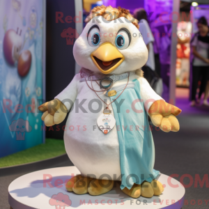 Máscara de pinguim creme...