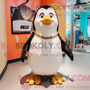 Máscara de pinguim creme...