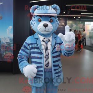 Postava maskota Sky Blue...