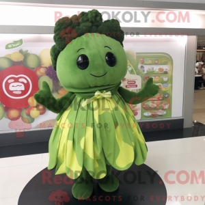 Oliven Broccoli maskot...