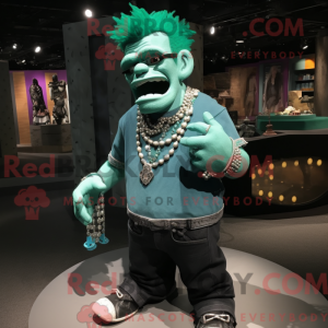 Blauwgroen Frankenstein...