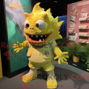 Costume mascotte de Piranha...
