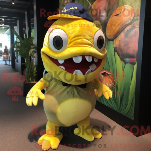 Costume mascotte de Piranha...
