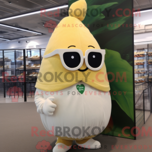 Cream Pear mascot costume...