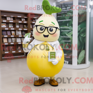 Cream Pear maskot kostume...