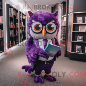 Maskotkostymekarkter Purple...