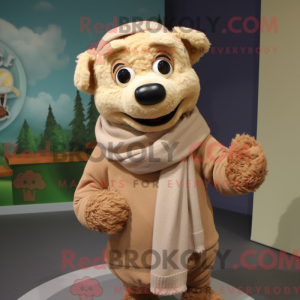Tan But mascottekostuum...