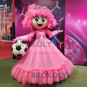 Máscara de gol de futebol...