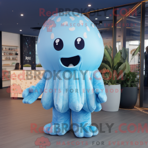 Postava maskota Sky Blue...