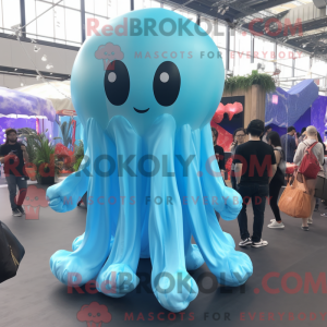 Postava maskota Sky Blue...