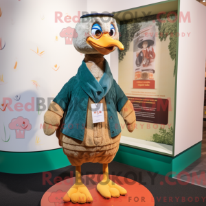 Costume de mascotte de paon...