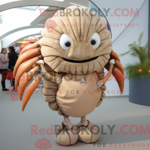 Tan Trilobite maskot...