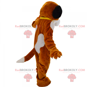 Bärenmaskottchen mit seinem Karate-Outfit - Redbrokoly.com