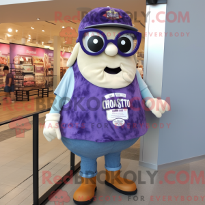 Disfraz de mascota Purple...