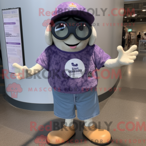 Personaggio mascotte Purple...