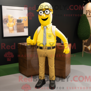 Yellow Attorney mascot...