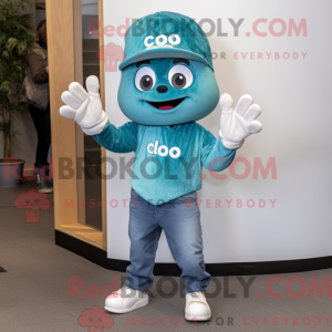 Disfraz de mascota Teal...