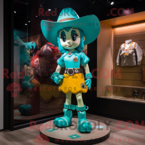 Turkis Cowboy maskot...