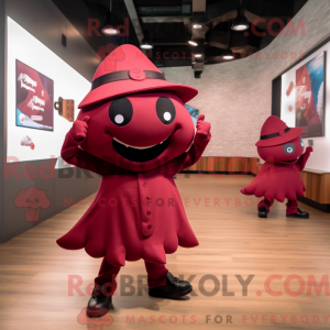 Maroon Stingray mascot...