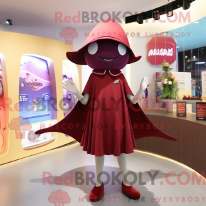 Maroon Stingray mascot...