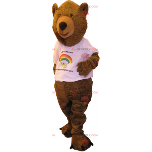 Mascotte d'ours avec teeshirt - Redbrokoly.com