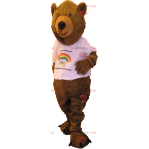 Bear mascot with t-shirt - Redbrokoly.com
