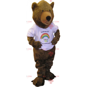 Bear maskot med t-shirt - Redbrokoly.com