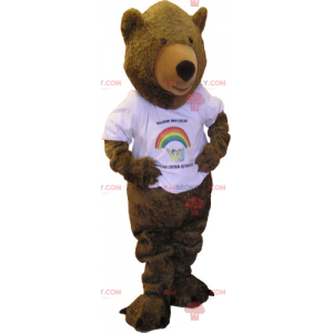 Bärenmaskottchen mit T-Shirt - Redbrokoly.com